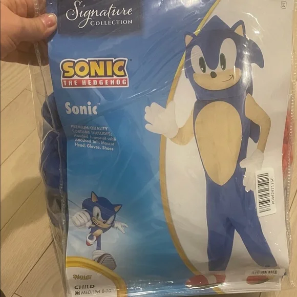 Sonic Mascot Kids Costume - Picture 3 of 4